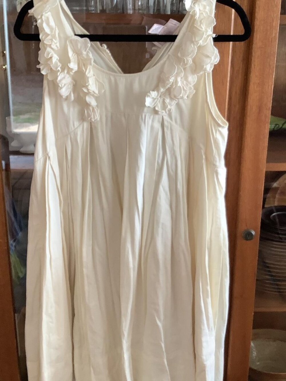 H&M WHITE COTTON DRESS
